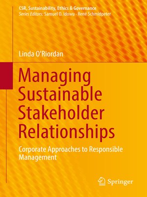 cover image of Managing Sustainable Stakeholder Relationships